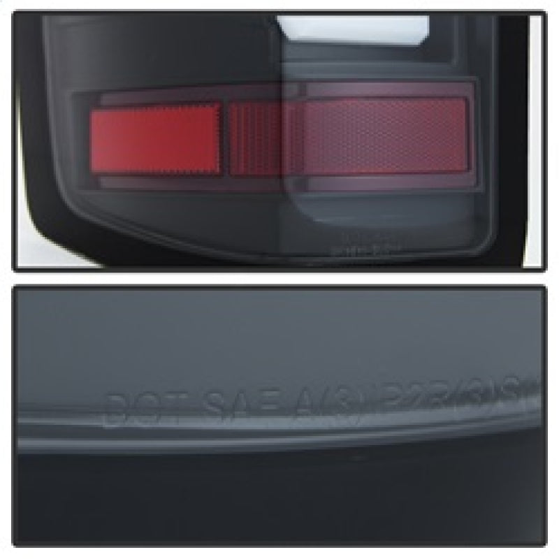 Spyder 5079985 fits Chevy 14-16 1500 Light Bar LED Tail Lights Blk ALT-YD-CS14-