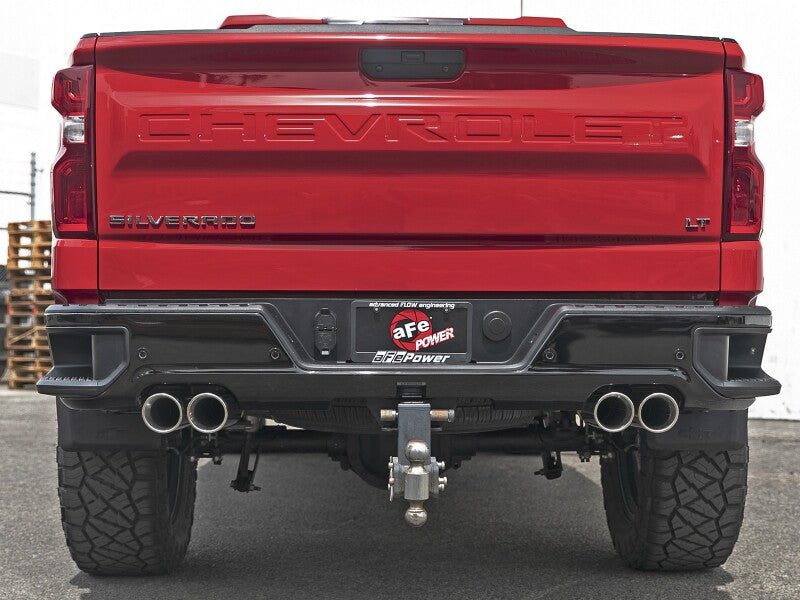 AFE 49-34146-P M Trucks 23-24 L6-3.0L (td) LZ0 Vulcan Series 3in 304 SS DPF-Bac