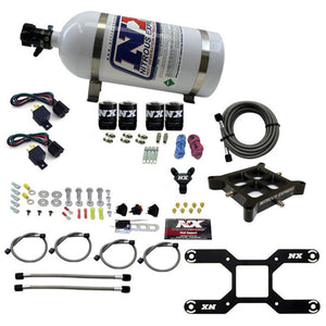 Nitrous Express 66042-10 4150 Dual Stage Billet Crossbar Nitrous Kit (50-300 & 1