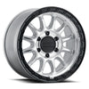 Raceline 960MB-89080+18 960MB Alpha 18x9in / 8X165.1 BP / 18mm Offset / 130.81mm Bore - Machined CC