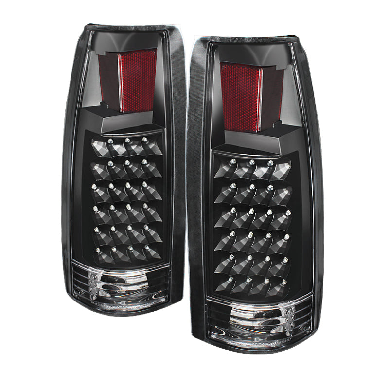 Xtune 9022449 Yukon Denali LED Tail Lights Black ALT-JH-CCK88-LED-BK