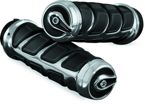 Kuryakyn 6367 Kuryakyn Kinetic Grips Universal 7/8in Chrome