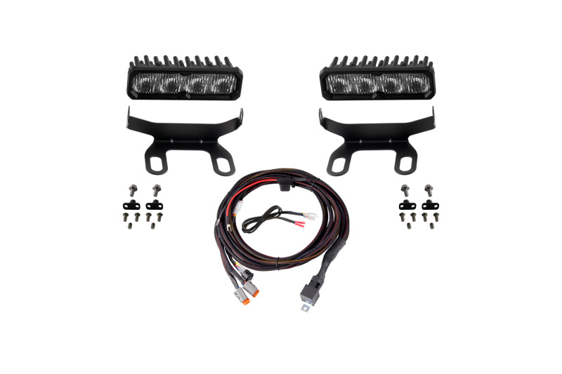 Diode Dynamics DD8860 2013-2018 Ram 1500 Ram Standard SS6 Sport LED Kit White Fog 6000K