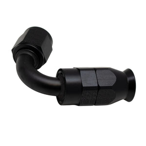 DeatschWerks 6-02-0872-B 6 AN Female Flare Swivel 120-Degree Hose End PTFE - An
