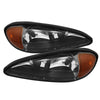 9023507 Xtune fits Pontiac 99-05 Grand Am Crystal Headlights Black HD-JH-PGAM9
