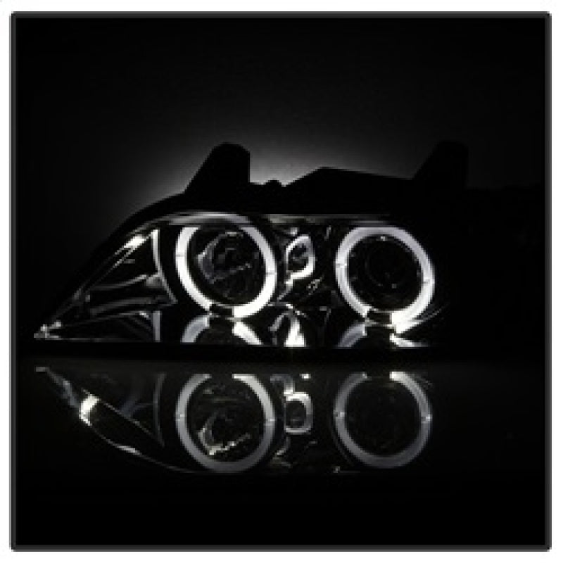 Spyder 5009104 fits BMW 96-02 Z3 Projector Headlights LED Halo Smoke High H1 Lo