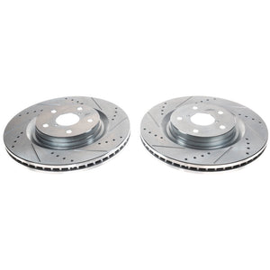 PowerStop fits Subaru 19-21 Forester Front Evolution Drilled & Slotted Rotors -