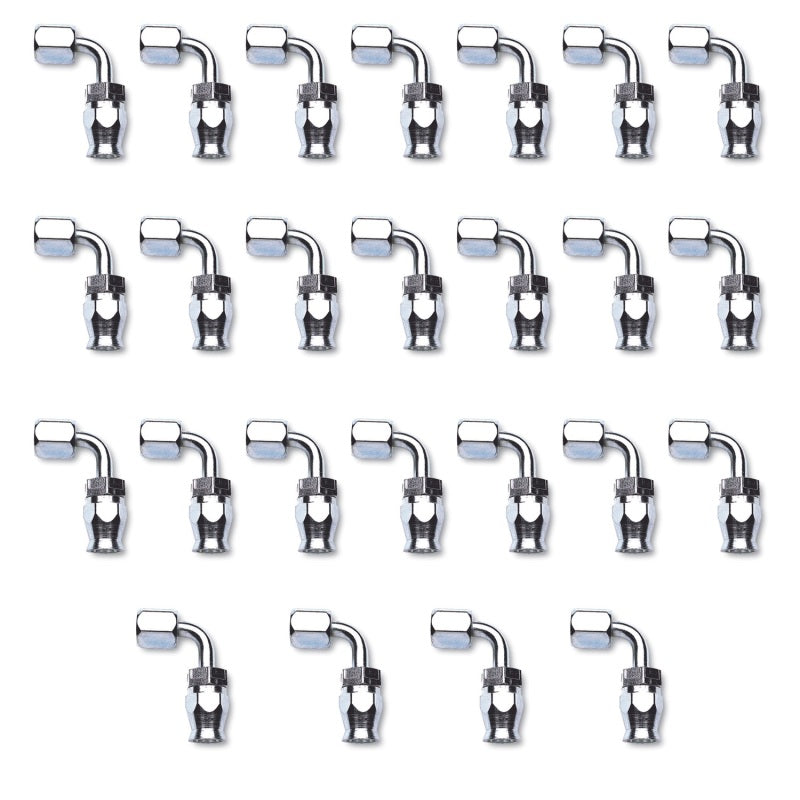 Russell 620429 Performance -6 AN Endura Pwerflex Power Steering 90 Degree Hose Ends(25 pcs.)