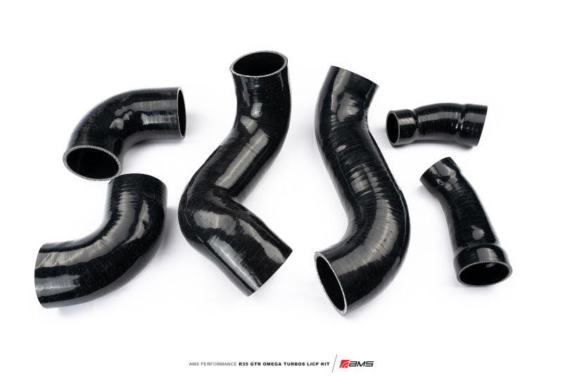 AMS ALP.07.14.0020-1 Performance fits Nissan R35 GTR Omega Turbo Kit 3in Lower Intercooler Pipes