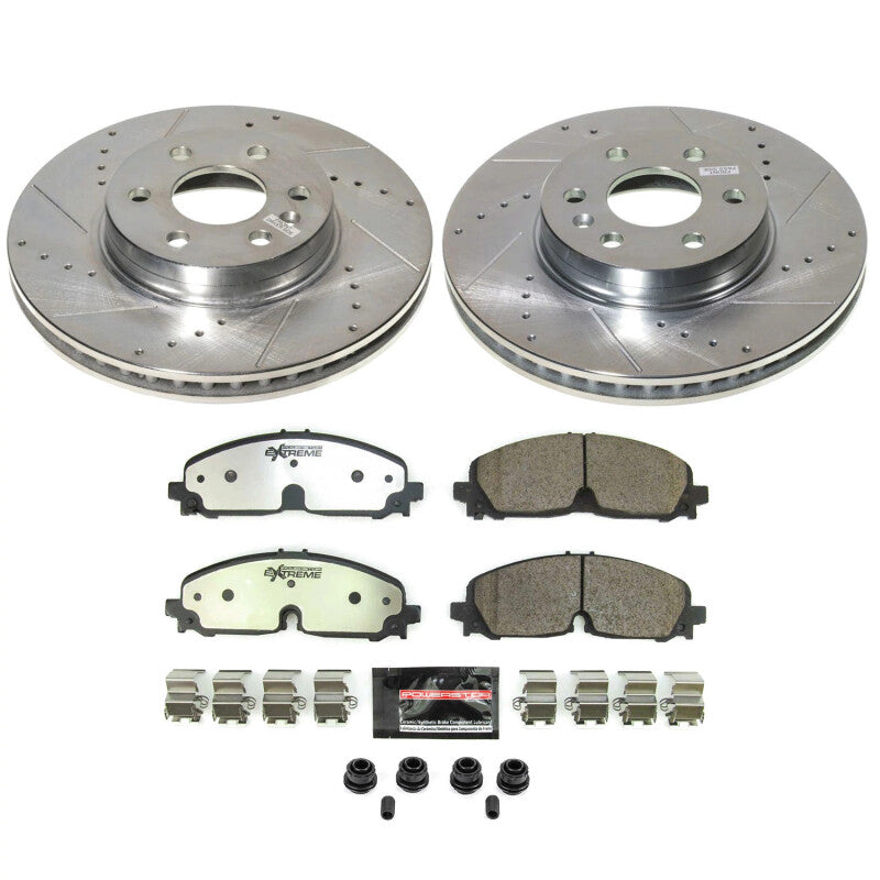 Power Stop K8741 36 21 fits Chevrolet Colorado Front Z36 Truck & Tow Brake Kit
