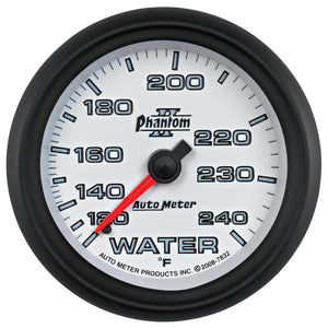 AutoMeter 7832 Autometer Phantom II 2-5/8in 120-240 Degree F Mechanical Water Gauge