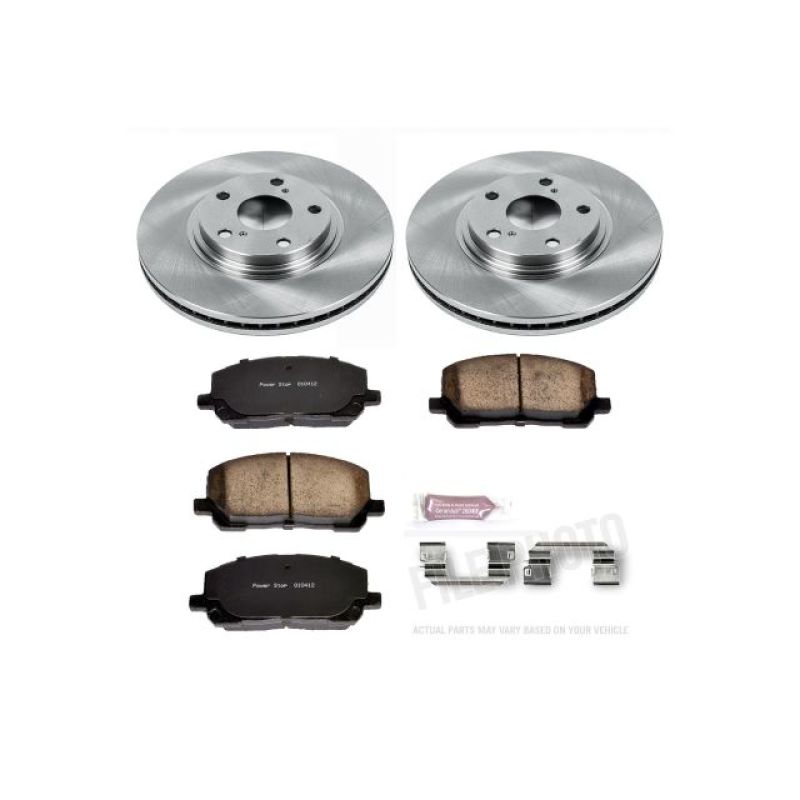 PowerStop KOE1137 fits Toyota 01-07 Highlander Front Autospecialty Brake Kit