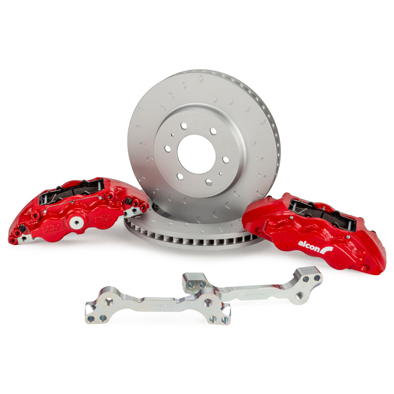 Alcon BKF1559BE65 2021+ fits Ford F-150(except Raptor) 347x36mm Rotors 6-Piston Front Brake Kit