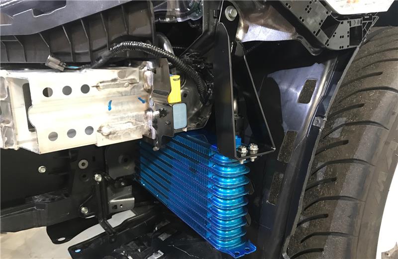GReddy 12058002 2017-2019 fits Honda Civic Type-R NS1010G 10 Row Oil Cooler Kit