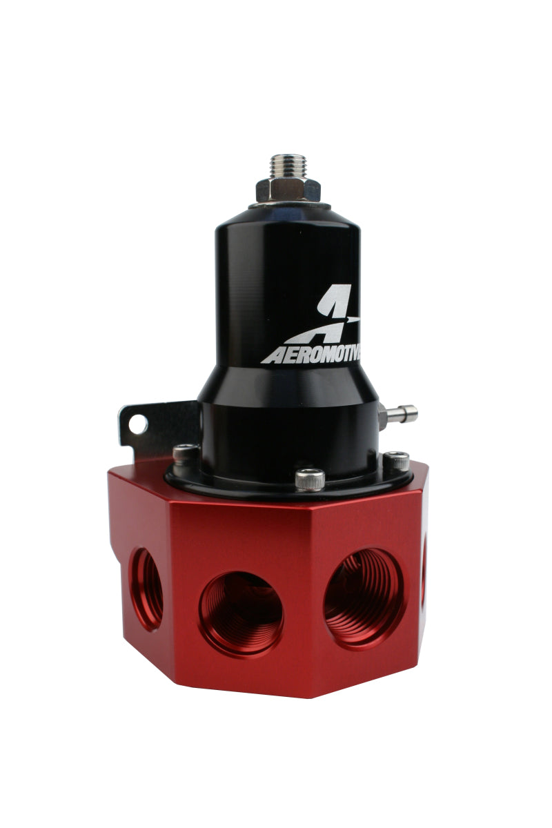 Aeromotive  13133 Regulator - 0 PSI - .500 Valve - 4x AN-08 and AN-10 inlets / A