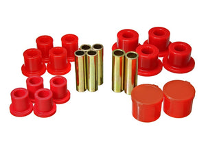 Energy Suspension 4.2156R 98-11 fits Ford Ranger 2/4WD Rear Leaf Spring Bushing Set - Red