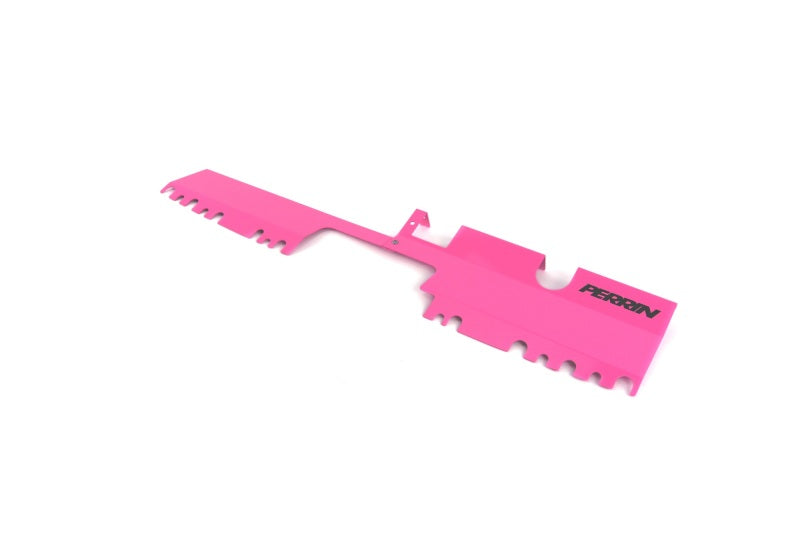 Perrin PSP-ENG-512-4HP 15-21 WRX/STI Radiator Shroud (With OEM Intake Scoop) - Hyper Pink