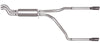 Gibson  65549 fits Chevrolet 01-05 Silverado 2500 HD Base 6.0L 2.5in Cat-Back Du