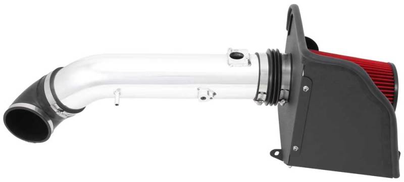 Spectre 9004 11-13 fits GM 2500HD/3500HD V8-6.0L F/I Air Intake Kit - Polished w/Red Filter