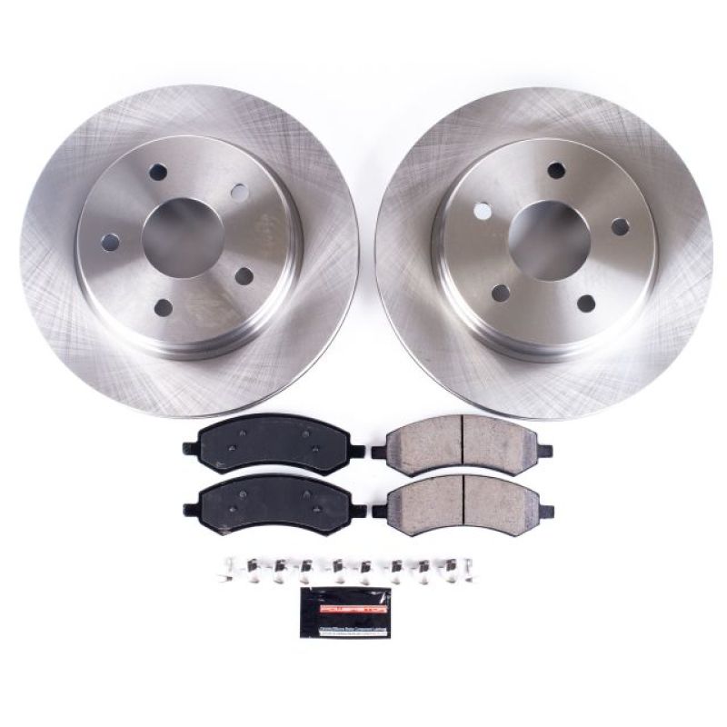 PowerStop KOE2163 fits Chrysler 07-09 Aspen Front Autospecialty Brake Kit
