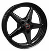 Race Star 92-580250B 92 Drag Star Bracket Racer 15x8 5x4.75BC 5.25BS Gloss Black Wheel
