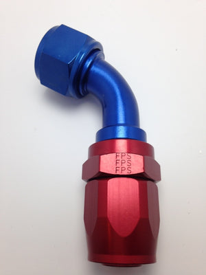 Fragola 226011 -10AN Nut x -12AN Hose 60 Degree Reducing Hose End - Blue/Red