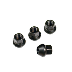 Rays W17RN12125BL254P 17 Hex Racing Nut L25 Short Type 12x1.25 - Blk (4 Pieces)