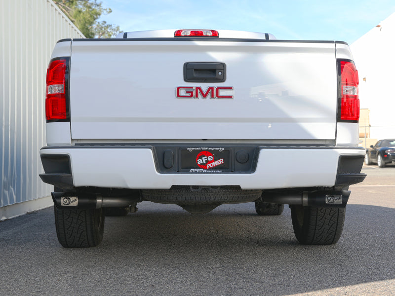 AFE 49-34133-B  XV 3in 304 SS Cat-Back Exhaust w/ Cutout 09-18 fits GM Trucks 4