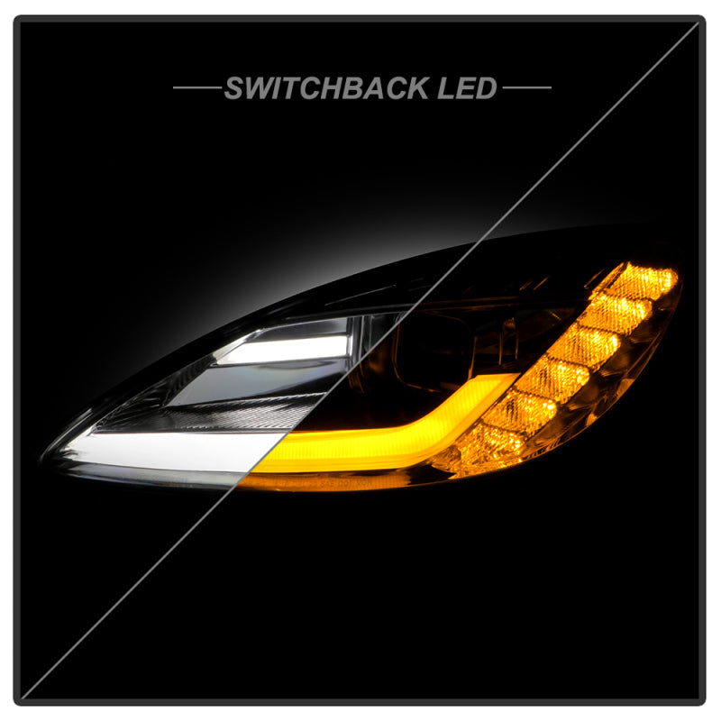 Spyder 5087928 05-13 fits Chevy Corvette C6 Projector Headlights Seq LED Turn S