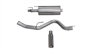CORSA Performance 24836 Corsa 2015-2020 fits Ford F-150 EcoBoost Cat-Back Single Side Exit w/ 4.0in Polished Tip
