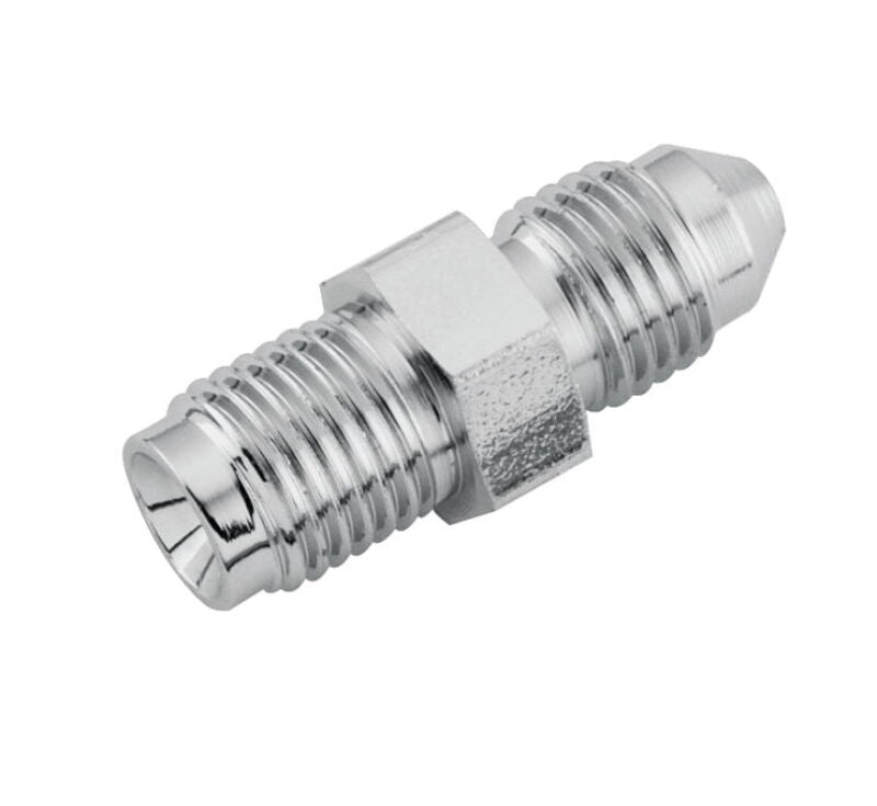 Twin Power 35972 fits  Chrome Brake Fitting Male 3/8-24 Inverted Flare to AN-3 M
