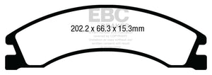 EBC UD1329 08+ fits Ford Econoline E150 4.6 Ultimax2 Rear Brake Pads