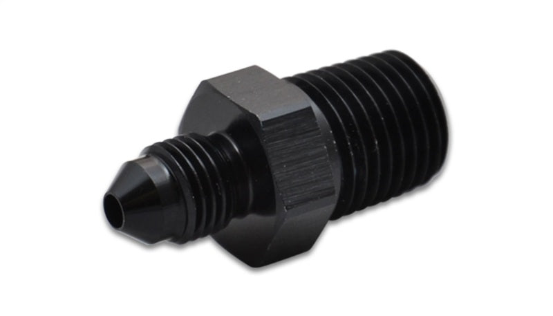 Vibrant 10216 -4AN to 1/4in NPT Straight Adapter Fitting - Aluminum