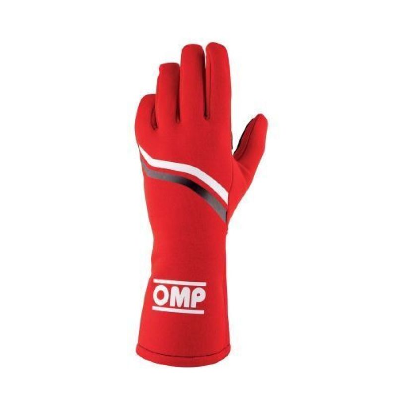 OMP IB0-0746-B01-061-L Dijon Gloves My2021 Red - Size L (Fia 8856-2018)