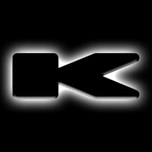 ORACLE Lighting 3141-K-001 Universal Illuminated LED Letter Badges - Matte Blk Surface Finish - K