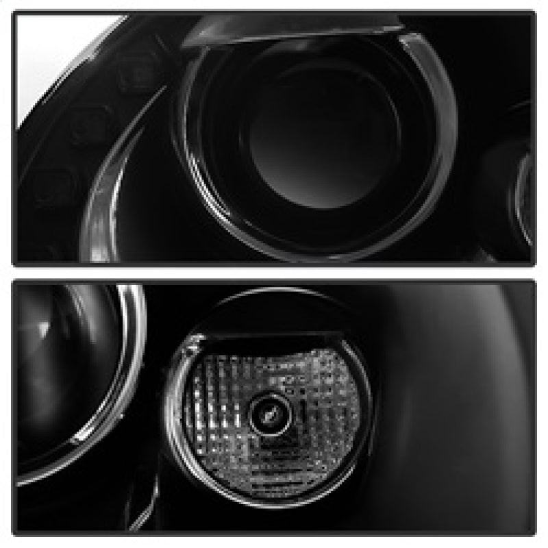 Spyder 5080929 fits Volkswagen 06-10 Beetle Projector Headlights DRL LED Black
