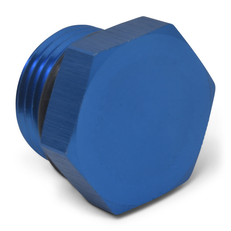 Russell 660290 Performance -10 AN Straight Thread Plug (Blue)