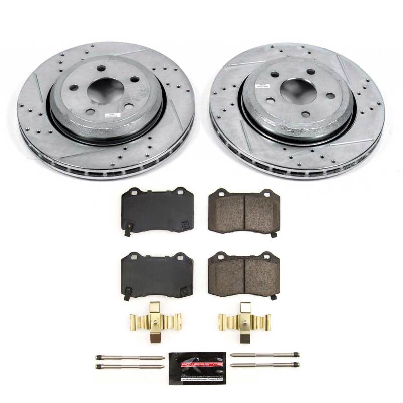PowerStop K8758 fits Jeep 18-21 Grand Cherokee Rear Z23 Evolution Brake Kit