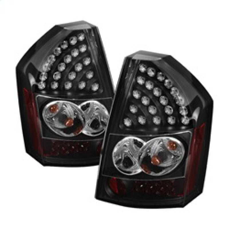 Spyder 5034373 fits Chrysler 08-10 300C LED Tail Lights Black ALT-YD-C308-LED-B