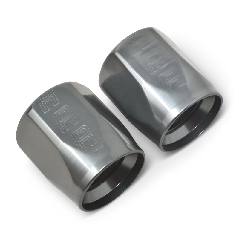 Russell 615531 Hose End Socket -8 AN Polished & Gray Anodized (2 Pack)