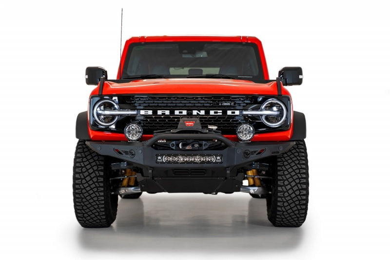 Addictive Desert Designs F230181060103 2021+ fits Ford Bronco Rock Fighter Front Bumper - Hammer Black