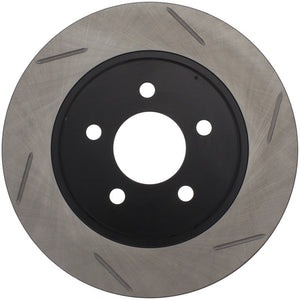 Stoptech 126.61087SR Power Slot 05-10 fits Mustang V6/4.0L / GT V8-4.6L Rear Right Slotted Rotor