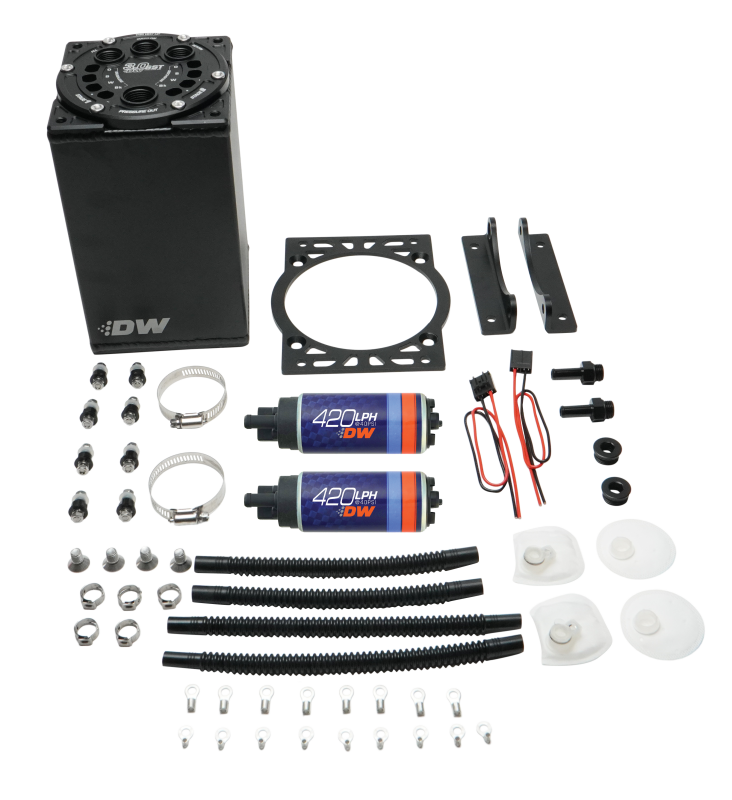DeatschWerks 6-421-30ST 3.0L Staged Surge Tank w/ DW420 Fuel Pumps