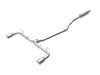 AFE 49-37015-P  2-1/2in 304 SS Cat-Back Exhaust w/ Polished Tips 14-18 fits Maz