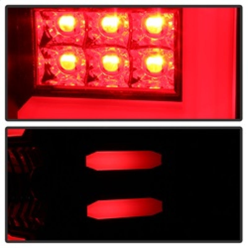 Spyder 5083722 fits Chevy 16-20 Silverado 2017 Light Bar LED Tail Lights - Blac