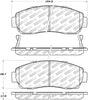 Stoptech 305.1089 Street Select Brake Pads