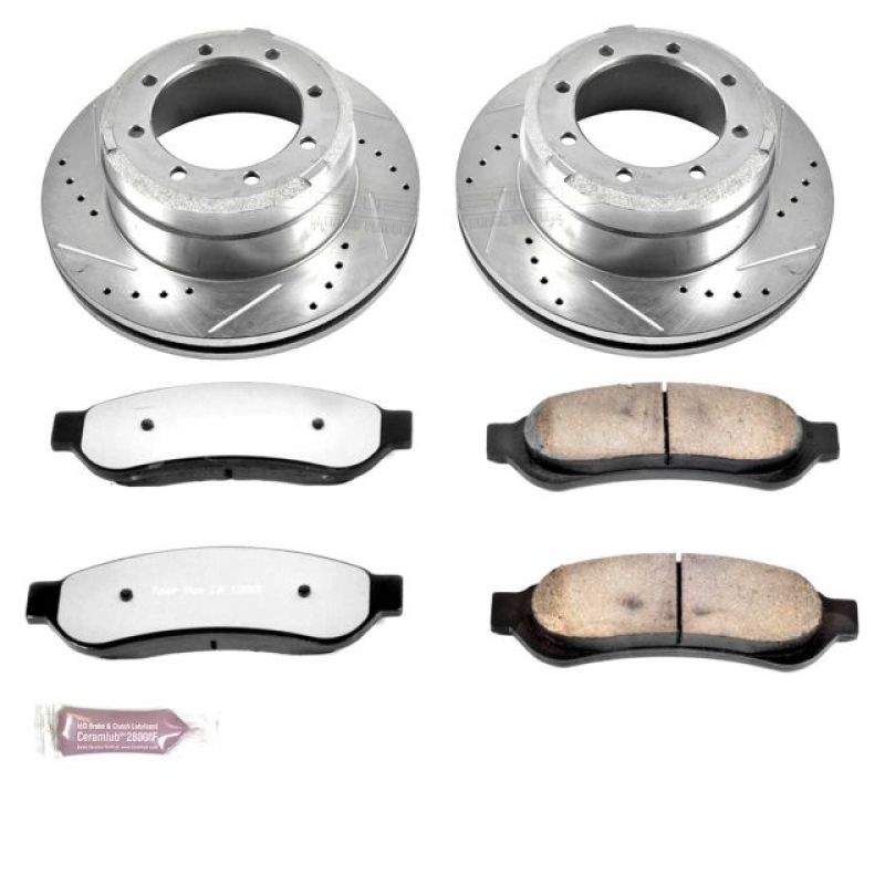 PowerStop K4593 36 05 fits Ford F-350 Super Duty Rear Z36 Truck & Tow Brake Kit