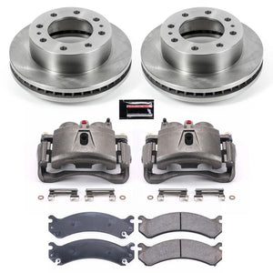 Power Stop KCOE2071A 07 fits GMC Sierra 3500 HD Front Autospecialty Kit w/Cals