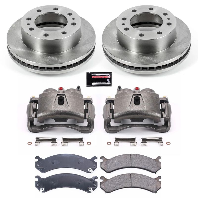 Power Stop KCOE2071A 07 fits GMC Sierra 3500 HD Front Autospecialty Kit w/Cals