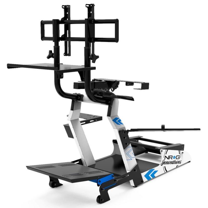 NRG FRP-APEX Racing Simulator Stand for Logitech, Thrustmaster, and Fanatec